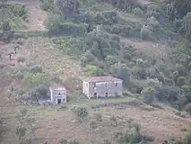 An old farmhouse near the village