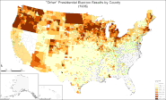 "Other" presidential election results by county