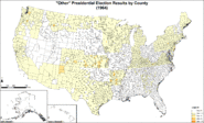 "Other" presidential election results by county