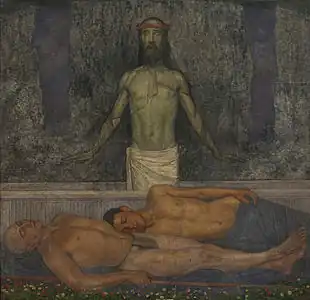 Resurrection, (1905), paper on wood