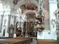 Another view of the stucco of Ottobeuren Abbey