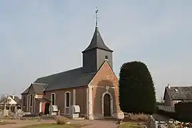 The church in Oudalle