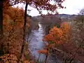 Again the Ourthe near Beffe in autumn