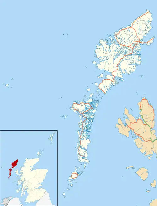 Luskentyre is located in Outer Hebrides