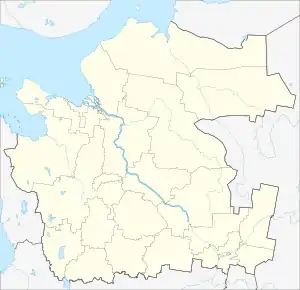 Kopachyovo is located in Arkhangelsk Oblast