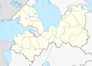 Vazhiny is located in Leningrad Oblast