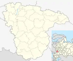 Prirechnoye is located in Voronezh Oblast