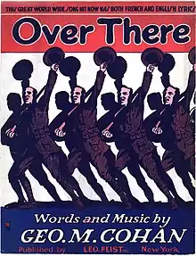 "Over There" sheet music cover (1917)