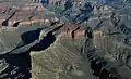 Gunther centered, aerial view looking northwest. Butchart Butte upper left.