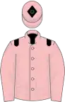 Pink, black epaulets and diamond on cap