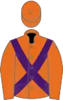 Orange, purple cross-belts