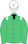 Emerald Green, White epaulets and cap