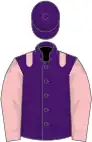 Purple, pink epaulets and sleeves