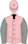 Pink, grey sleeves