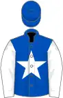 Blue, white star and sleeves