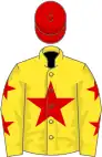 Yellow, red star, yellow sleeves, red stars, red cap