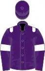 Purple, white epaulets and armlets