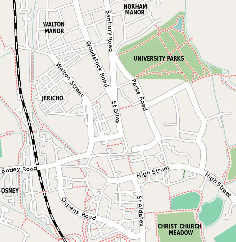 Osney is located in Oxford city centre