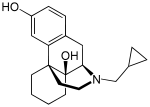 Chemical structure of oxilorphan.