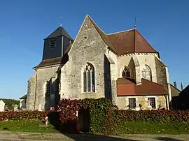 The church in Praslin