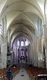 The nave looking toward the choir