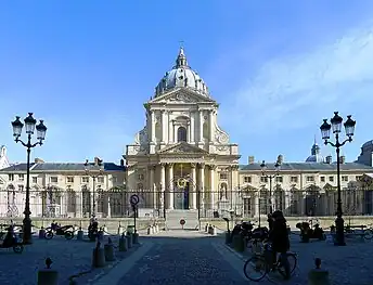 Facade and courtyard