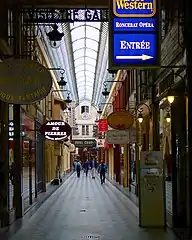 Main glass-covered passage