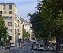 Quai des Célestins vu depuis le quai de l'Hôtel-de-Ville