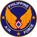 The original club crest, which is also the official Philippine Air Force insignia, still used in actual player kits