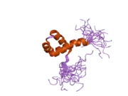 2din: Solution structure of the Myb_DNA-binding domain of human Cell division cycle 5-like protein