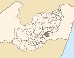 Location of Panelas within Pernambuco