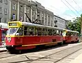 Konstal 13N in passenger service in Warsaw (2010)