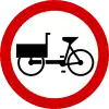 B-11 "no entry for bicycle carts"