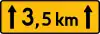 T-2 "plate indicating a distance on which a hazard is repeated or occurs"