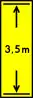 W-7 "height of the vertical gauge on the bridge or tunnel"