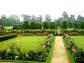 Yew trees looking south towards Sermon on the Mount