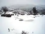 Winter scenery in Tierra del Fuego National Park