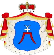 Coat of arms of the princes of the Ogiński family.