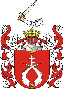 Episcopal coat of arms of Archbishop Andrzej Olszowski,