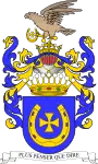 Coat of arms of Count Alfons Taczanowski (1854)