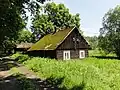 A traditional wooden house of Cieszyn Vlach in Dębowiec