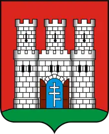 Former coat of arms of Stanisławów (Iwano-Frankiwsk)