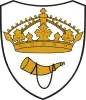 Coat of arms of Gmina Majdan Królewski