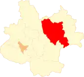 Map showing Gmina Kłodawa in Koło County