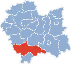 Location within the voivodeship