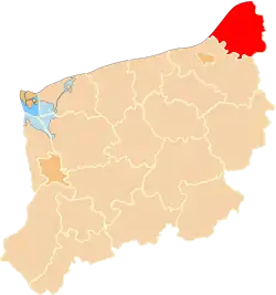 Location within the voivodeship