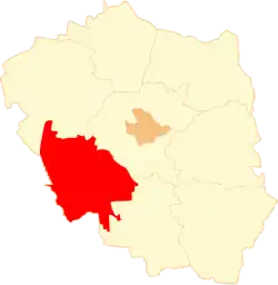 Location of Gmina Malanów