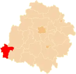 Location within the voivodeship