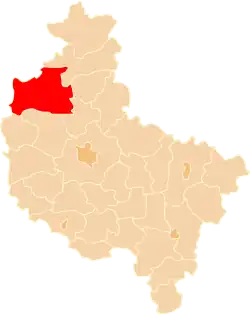 Location within the voivodeship