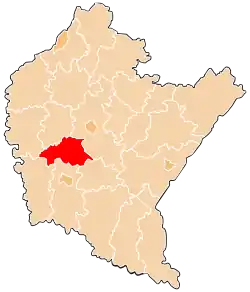 Location within the voivodeship